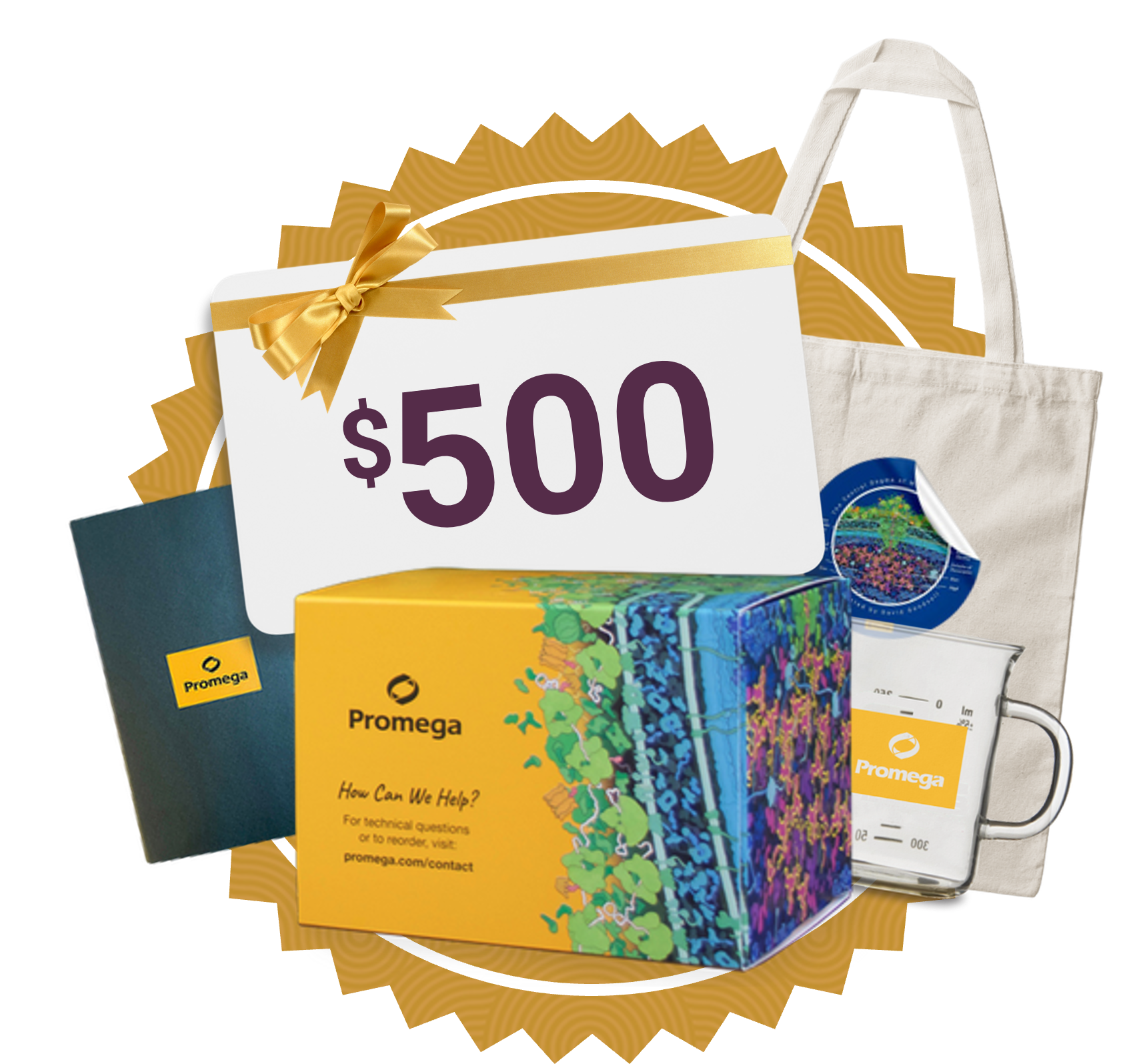 4th place 2500 gift card and prizes